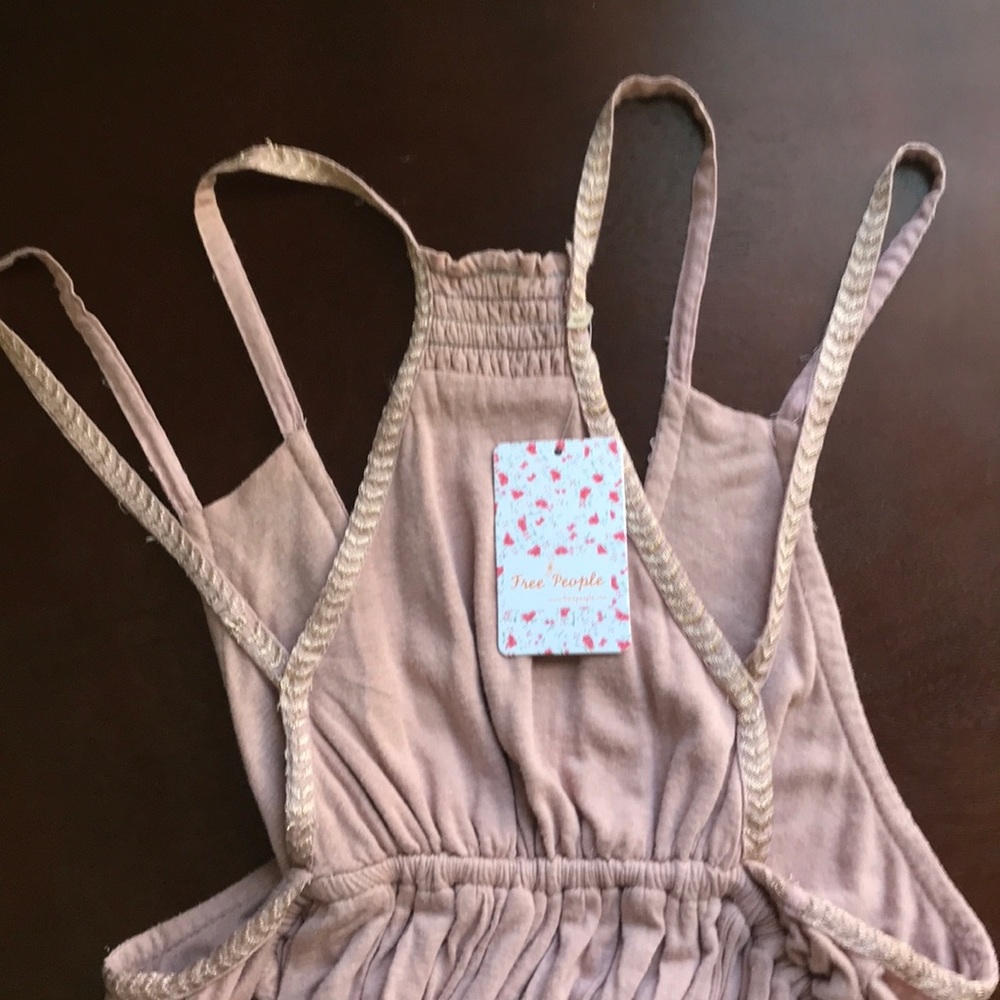 SOLD- FREE PEOPLE Dusty Mauve Lovers Mini Dress - Picture 8 of 8
